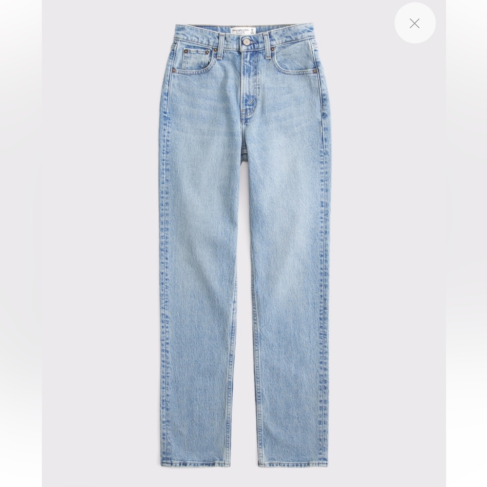 Abercrombie & Fitch Light Blue Straight Jeans